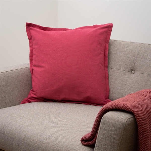 Cushion cover w/flounce 50x50 Mulberry
